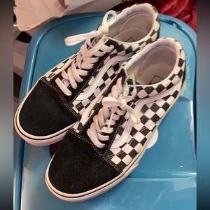 Vans Checkerboard Platform Sneakers